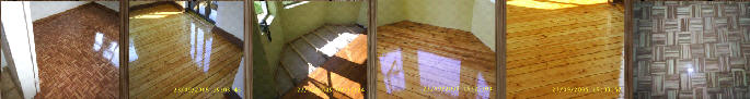 SANDED AND VARNISHED WOODEN FLOORS